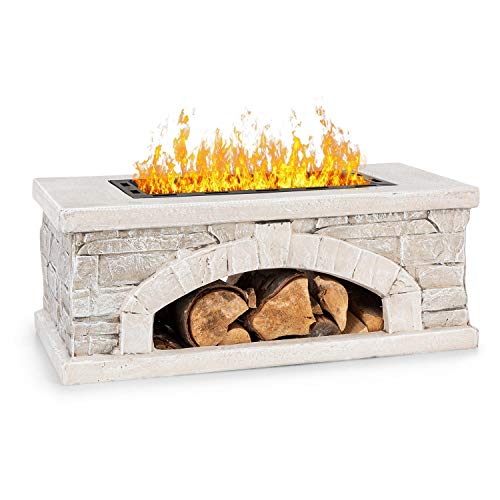 blumfeldt Matera Fire Bowl Fire Pit - Fire Bowl Size: 50.5 x 26.5 cm, Water and Frost Resistant 